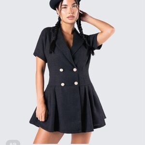 Felix Black Mini Dress